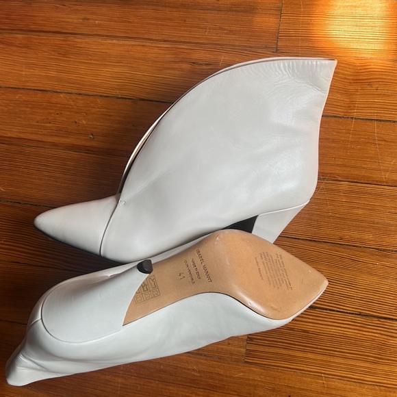 Isabel Marant ARFEE LEATHER ANKLE BOOTS IN PANNA size 41 - Picture 4 of 9